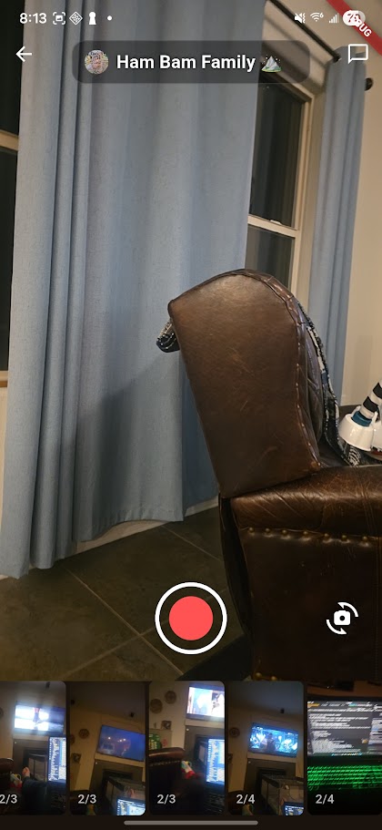 Recorder and Playback screen